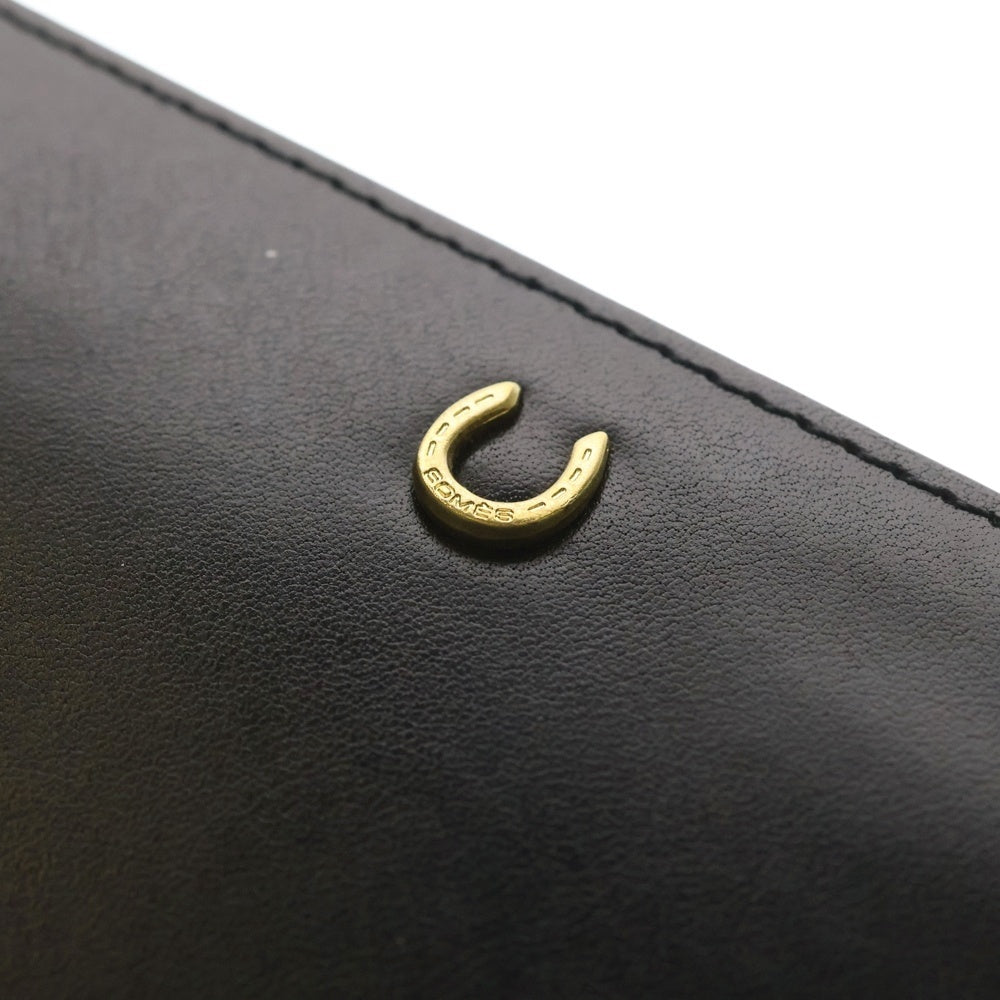 SOMES SADDLE(ソメスサドル) ピルエット ラウンドジップ ウォレット 長財布 ブラック PT-81 レディース