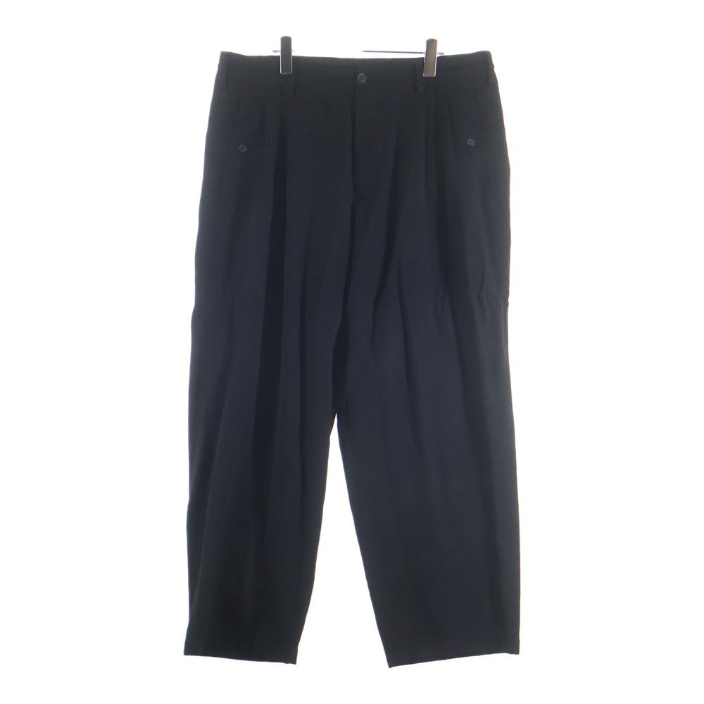Yohji Yamamoto 21AW 2タック中太パンツ Yohji Yamamoto POUR HOMME(ヨウジヤマモト プールオム) 21AW ウ