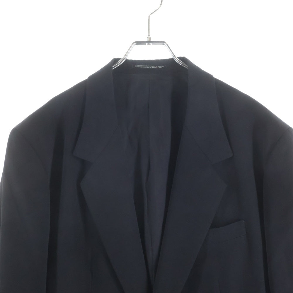 Yohji Yamamoto POUR HOMME(ヨウジヤマモト プールオム) 21AW Side Jip Jacket テーラードジャケット ブラック HX-J20-100