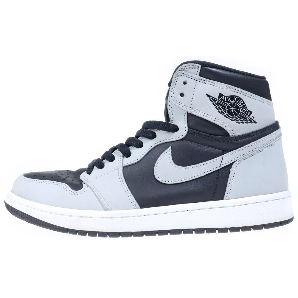 NIKE(ナイキ) Air Jordan 1 High OG Shadow 2.0 エアジョーダン1 ハイ OG シャドウ 2.0 ハイカットスニーカー グレー US9/27cm 555088-035