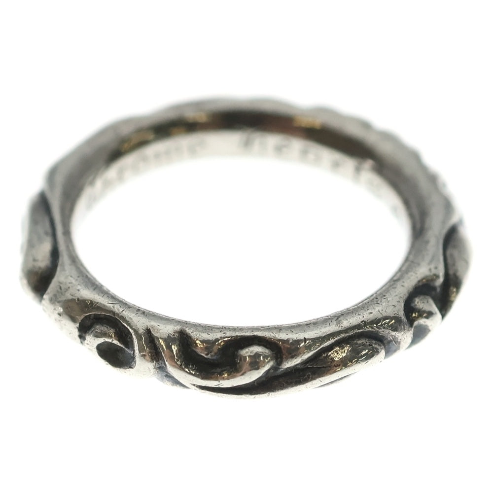 CHROME HEARTS(クロムハーツ) SCRL BAND スクロールバンド リング シルバー BCA351