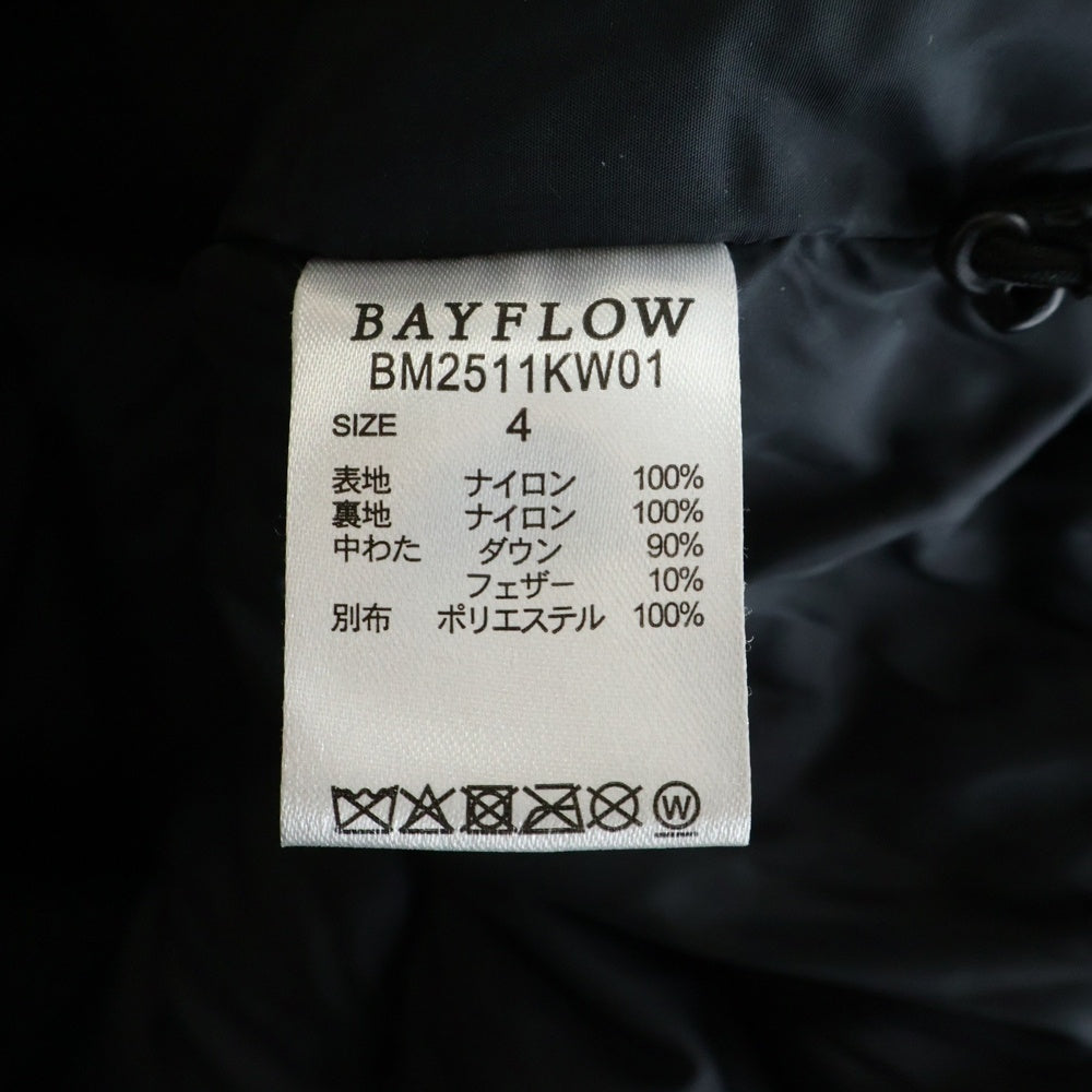 NANGA(ナンガ) 25AW ×BAYFLOW ベイフロー オーロラ ダウンジャケット ブラック BM2511KW01