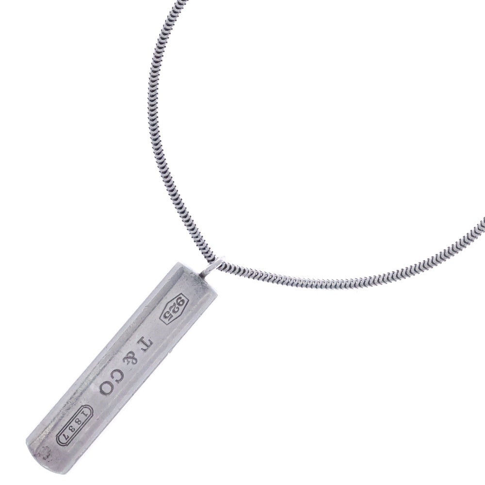 TIFFANY & Co.(ティファニー) 1837 ナローバーペンダントトップ ネックレス シルバー