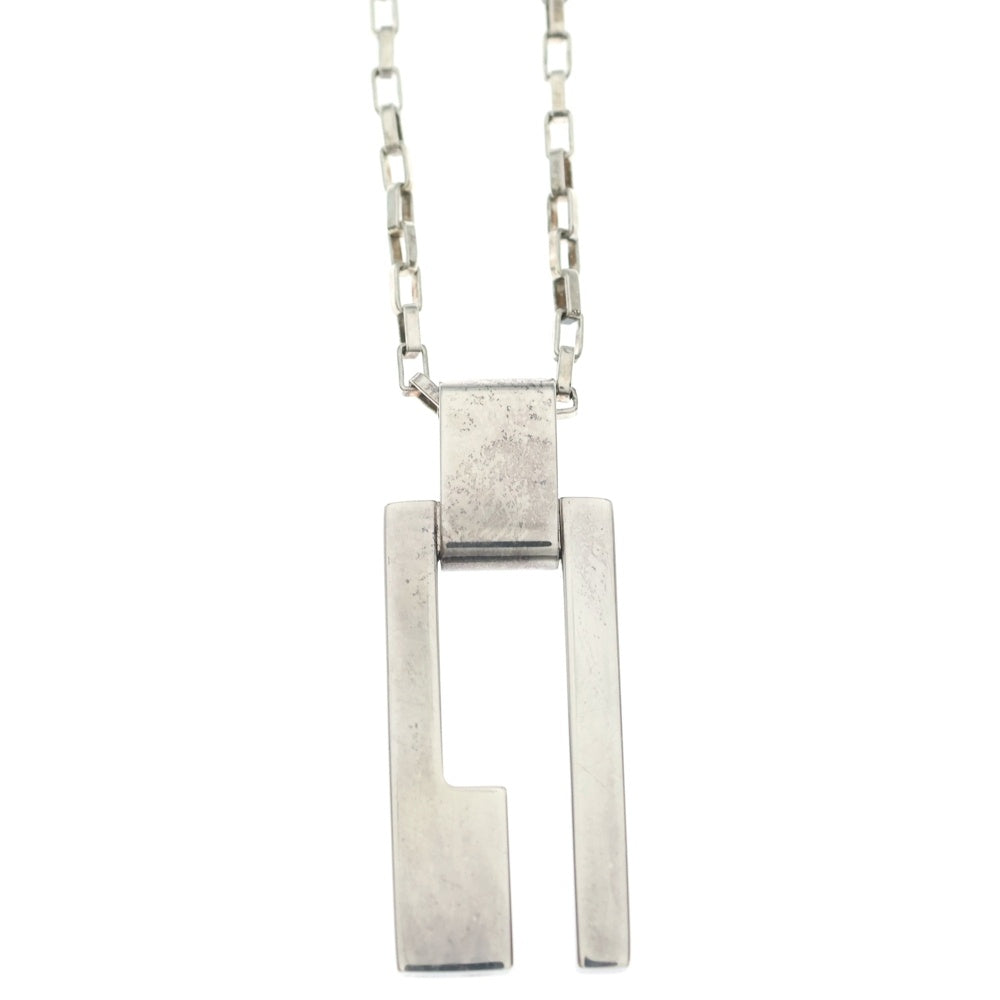 GUCCI(グッチ) カットアウトGロゴ ネックレス ペンダントトップ シルバー OT654