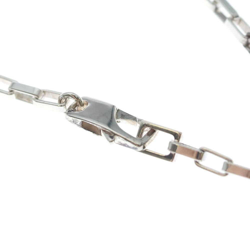 GUCCI(グッチ) ダブルプレート ペンダントップ ネックレス シルバー