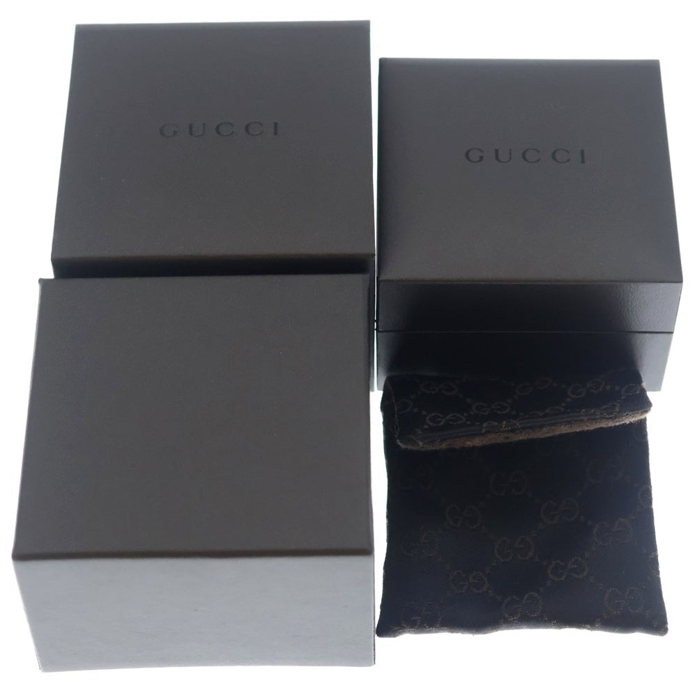 GUCCI(グッチ) ダブルプレート ペンダントップ ネックレス シルバー