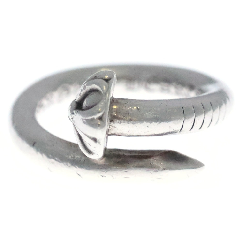 CHROME HEARTS(クロムハーツ) NAIL CRSBALL ネイル クロスボール リング シルバー BCA349
