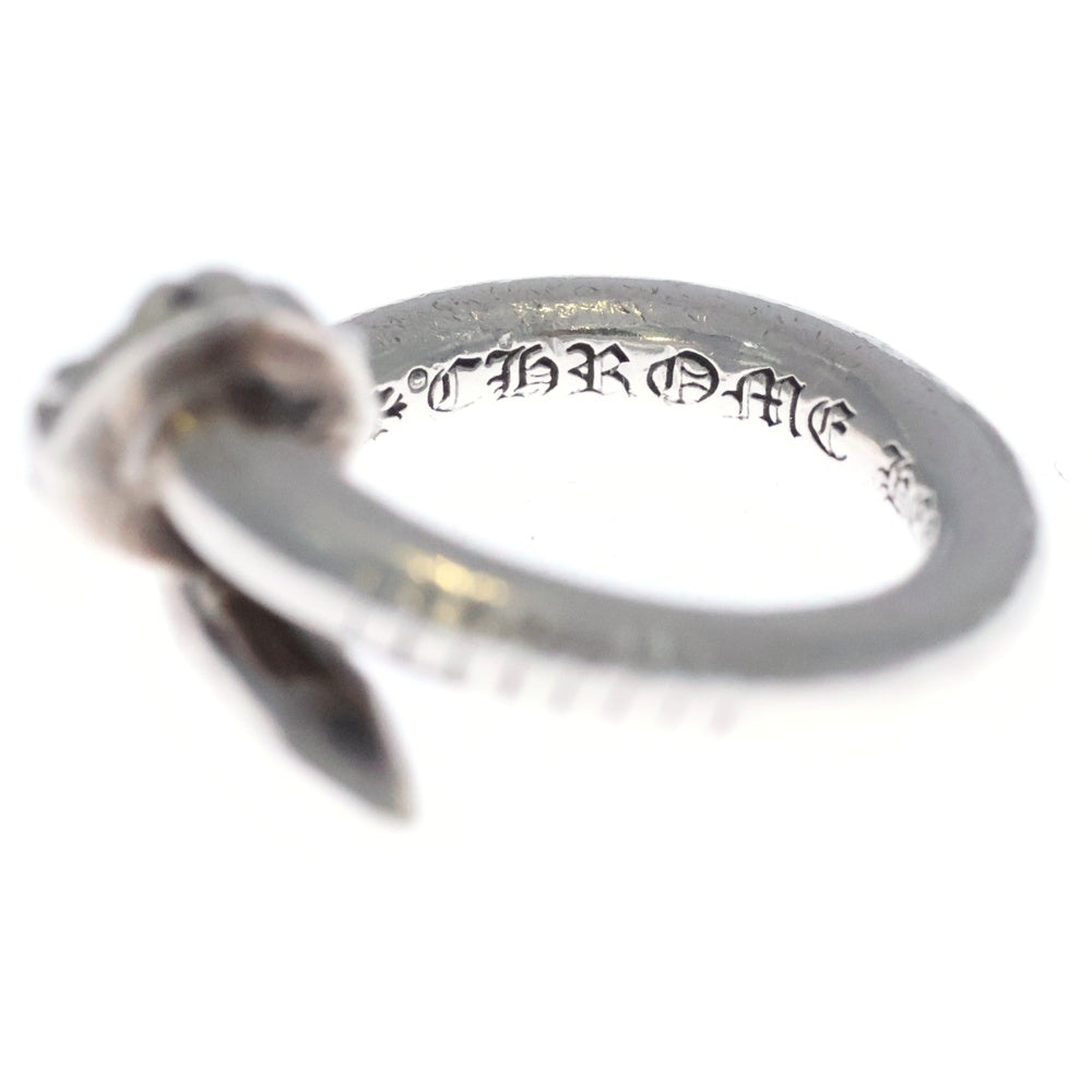 CHROME HEARTS(クロムハーツ) NAIL CRSBALL ネイル クロスボール リング シルバー BCA349