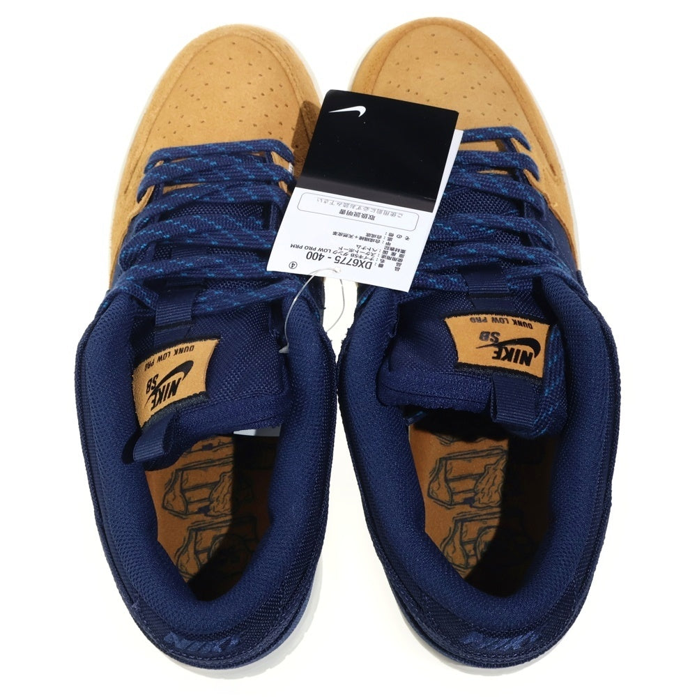 NIKE(ナイキ) Dunk Low Desert Ochre and Midnight Navy ナイキ ダンク ロー ローカットスニーカー US9.5/27.5 ネイビー DX6775-400
