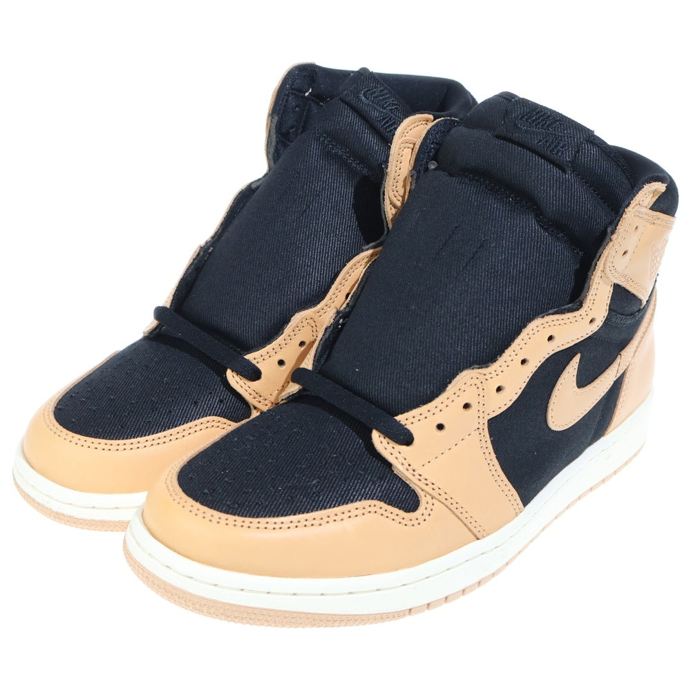 NIKE(ナイキ) Air Jordan 1 Retro High OG Vachetta Tan エアジョーダン1 レトロ ハイ OG バケッタタン ハイカットスニーカー US9.5/27.5cm ベージュ 555088 202