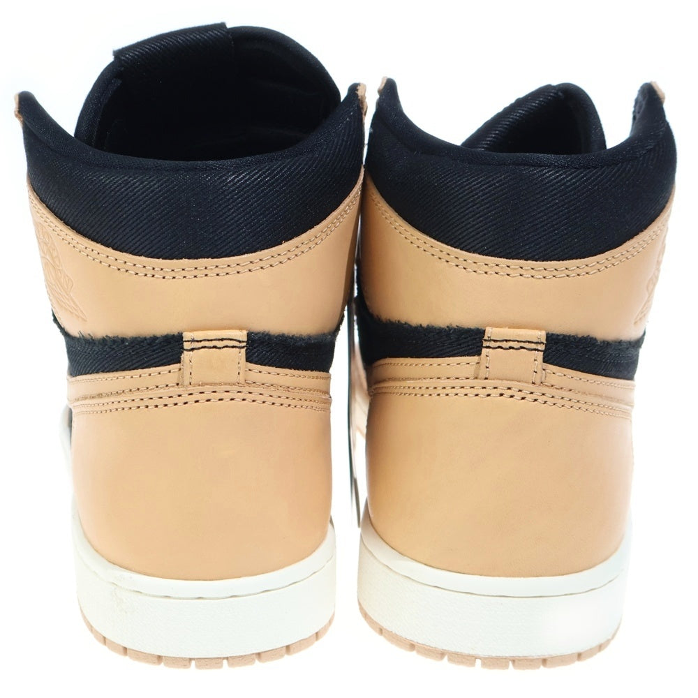 NIKE(ナイキ) Air Jordan 1 Retro High OG Vachetta Tan エアジョーダン1 レトロ ハイ OG バケッタタン ハイカットスニーカー US9.5/27.5cm ベージュ 555088 202