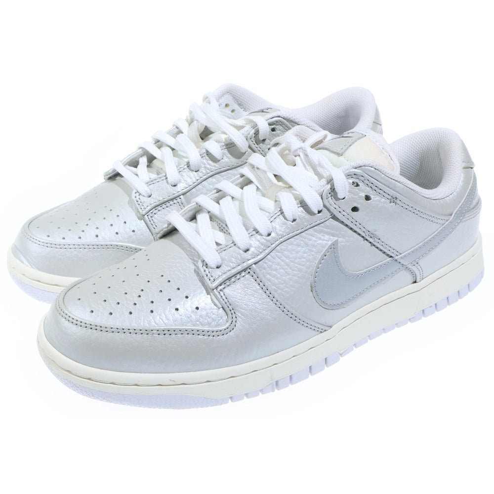 NIKE(ナイキ) Dunk Low SE Metallic Silver ダンク ロー SE メタリックシルバー ローカットスニーカー US9.5/27.5cm シルバー DX3197-095