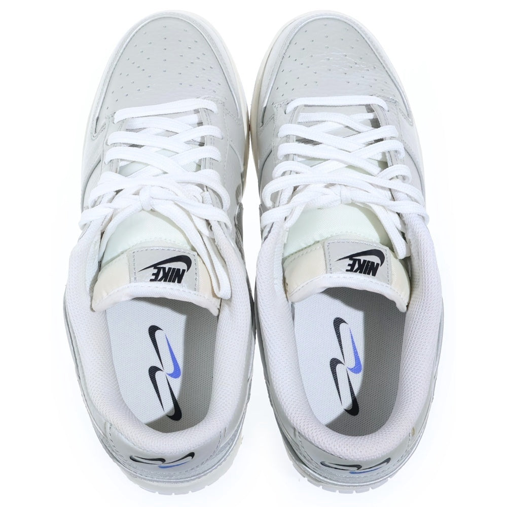 NIKE(ナイキ) Dunk Low SE Metallic Silver ダンク ロー SE メタリックシルバー ローカットスニーカー US9.5/27.5cm シルバー DX3197-095
