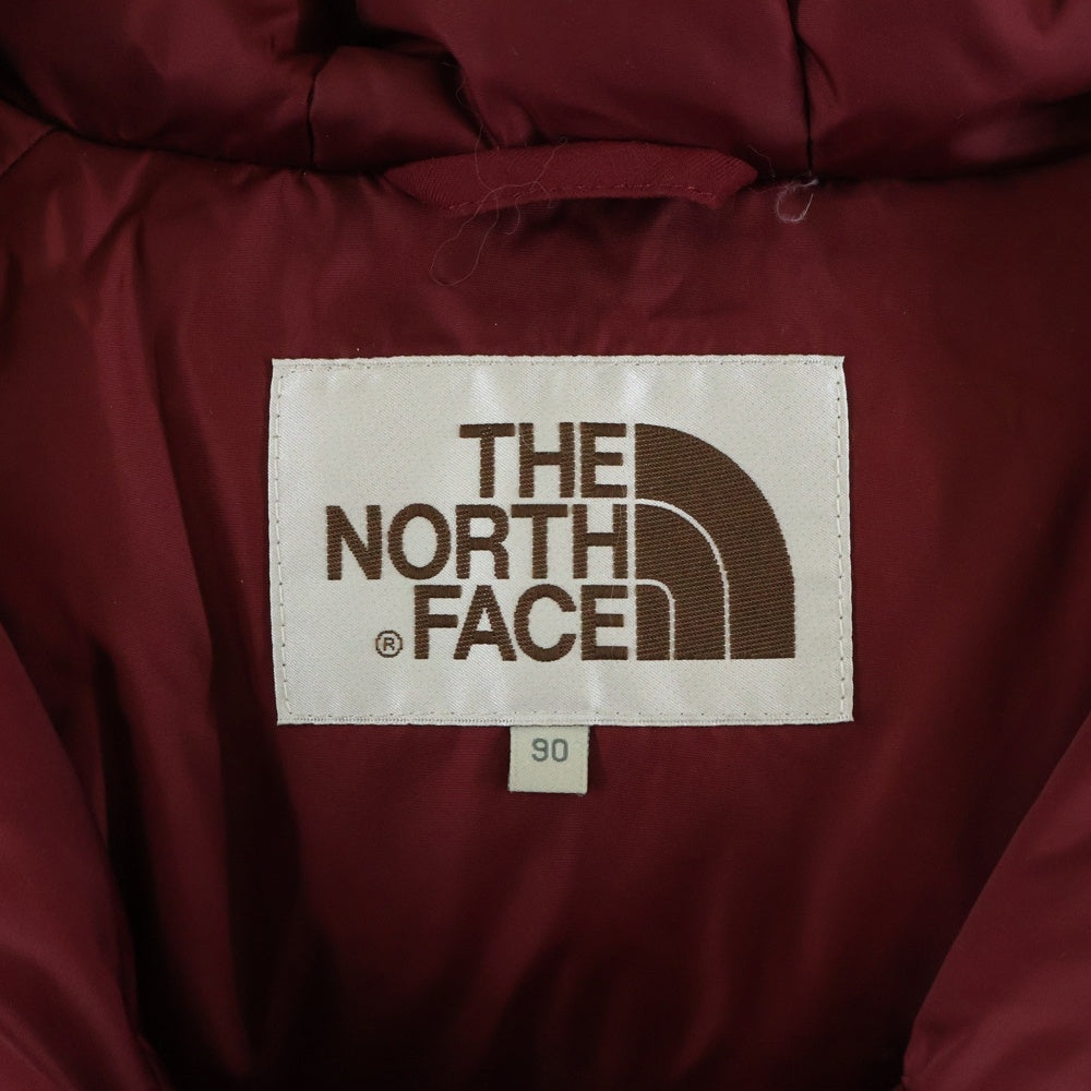 THE NORTH FACE(ザノースフェイス) MERIDEN DAWN JACKET 2013H06 ホワイトレーベル 韓国限定 ファーフーデッドダウンジャケット レッド キッズ