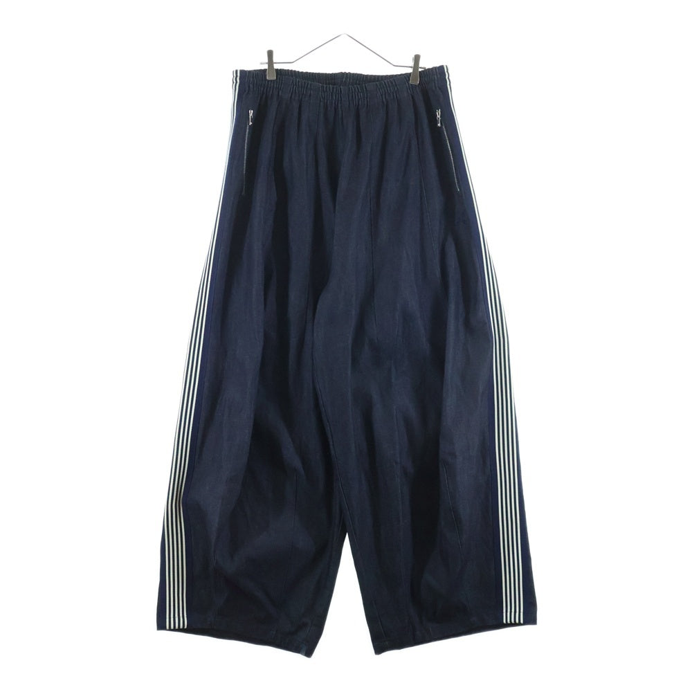 Needles(ニードルス) ×NUBIAN H.D. TRACK PANT - DENIM 11oz (EXCLUSIVE) / IND デニムトラックパンツ ワイドパンツ ワンウォッシュ インディゴ RW1648-exclusive