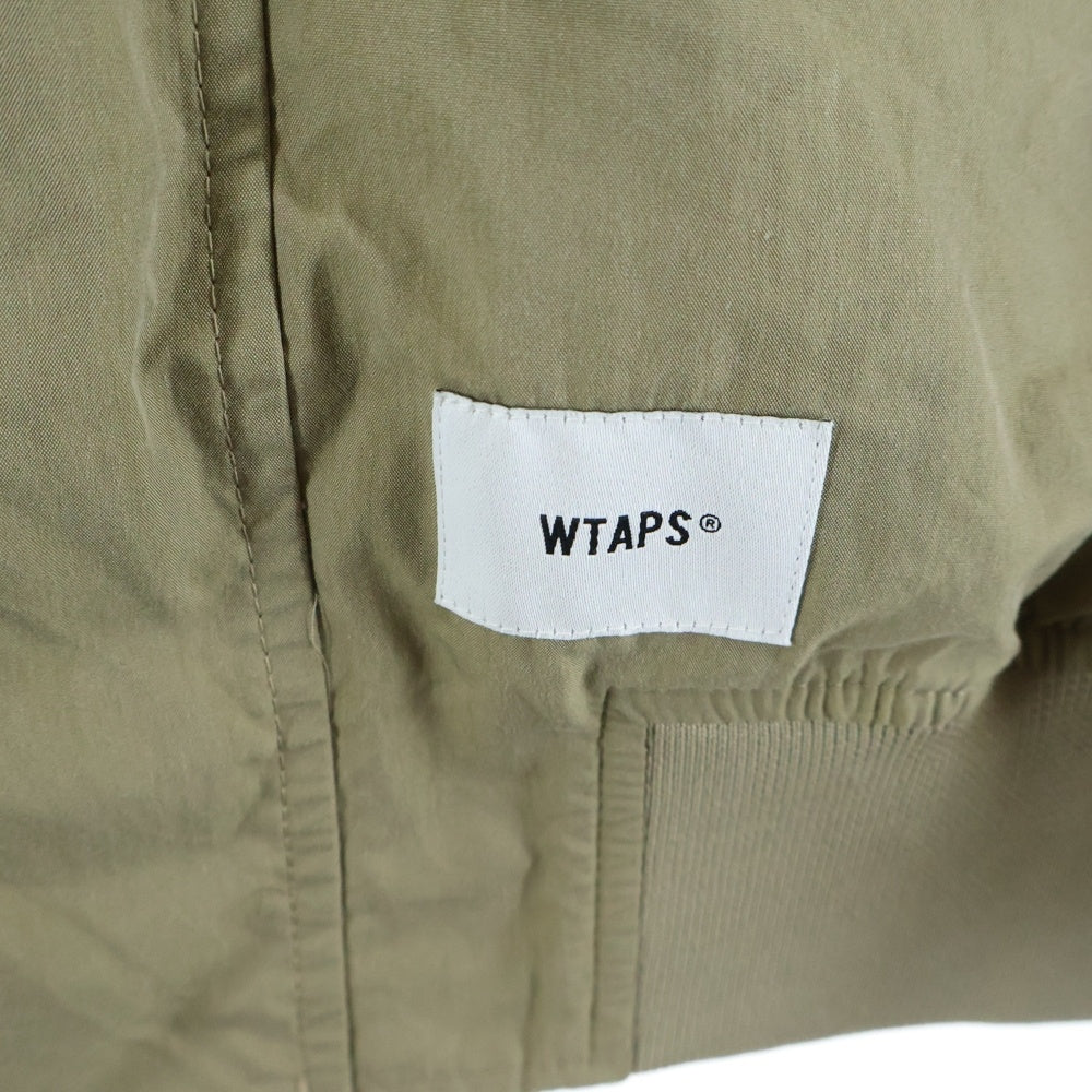 WTAPS(ダブルタップス) 21AW INCOM JACKET NYCO WEATHER インカム ジャケット ナイロンジャケット ベージュ 212WVDT-JKM03