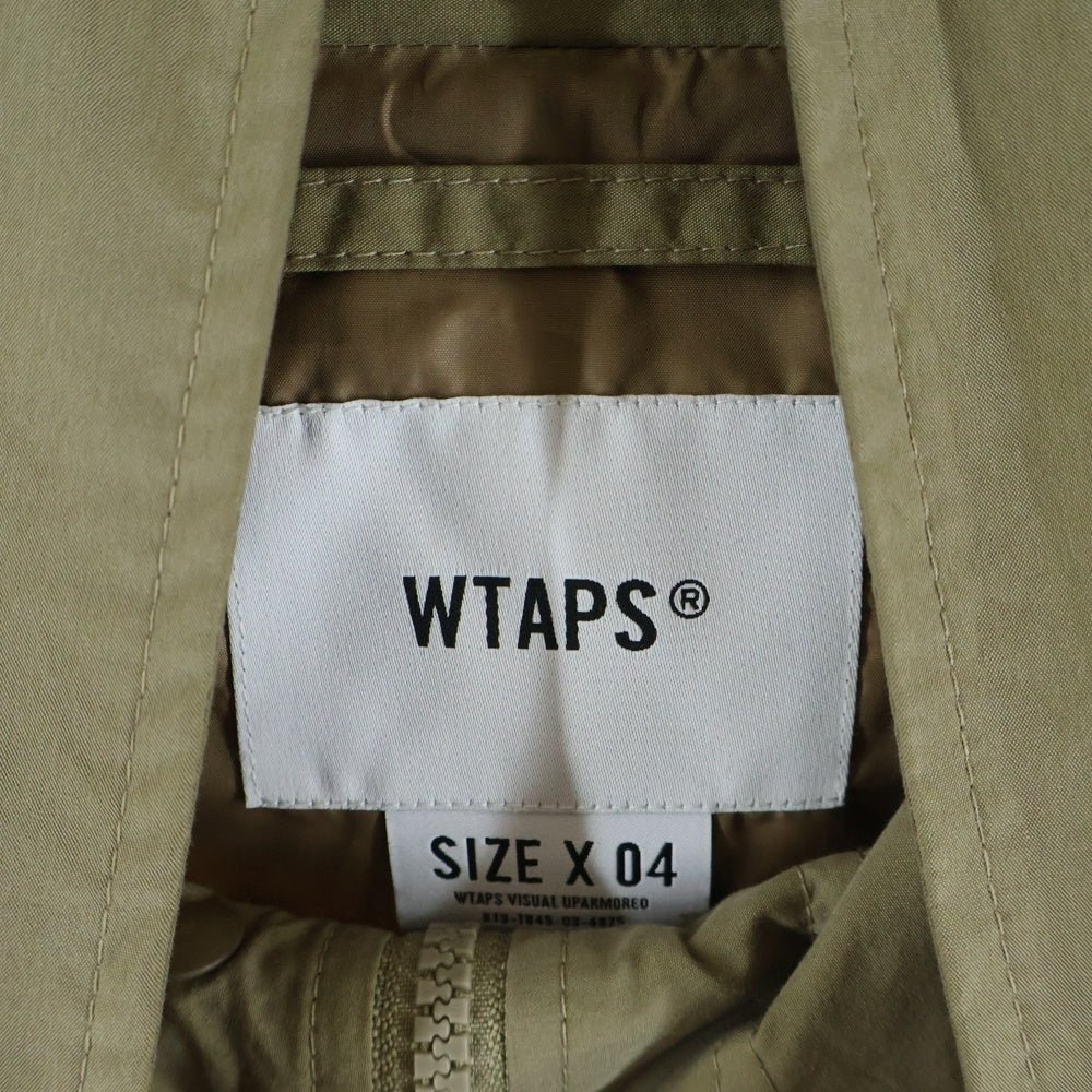 WTAPS(ダブルタップス) 21AW INCOM JACKET NYCO WEATHER インカム ジャケット ナイロンジャケット ベージュ 212WVDT-JKM03