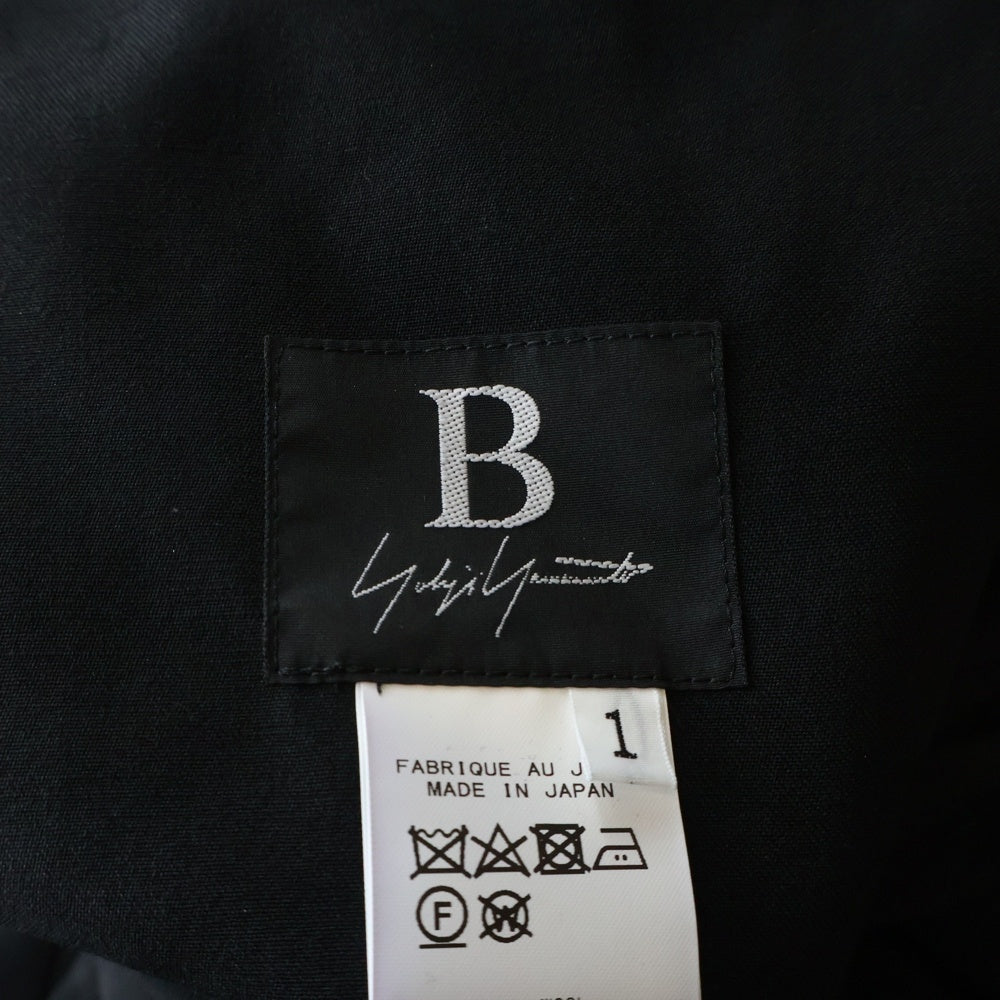 B Yohji Yamamoto(ビー ヨウジヤマモト) 16AW アシンメトリー サルエルパンツ ブラック NR-P69-100