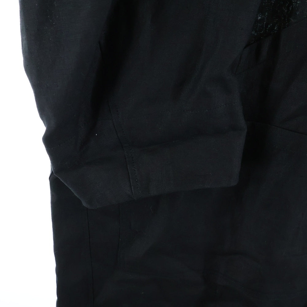 YOHJI YAMAMOTO REGULATION(ヨウジヤマモト レギュレーション) Hemp Atelier Coat ヘンプアトリエコート ブラック FQ-C53-300