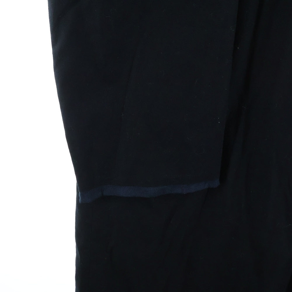 B Yohji Yamamoto(ビー ヨウジヤマモト) コットン ジップアップ スタンドカラーコート ブラック NR-B57-804