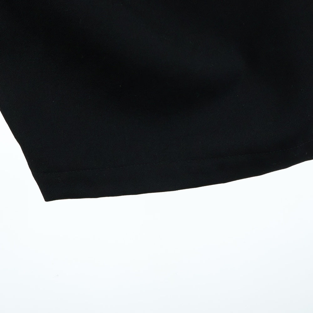 Yohji Yamamoto POUR HOMME(ヨウジヤマモト プールオム) ウール ワイド パンツ ガウチョパンツ ブラック HD-P54-100