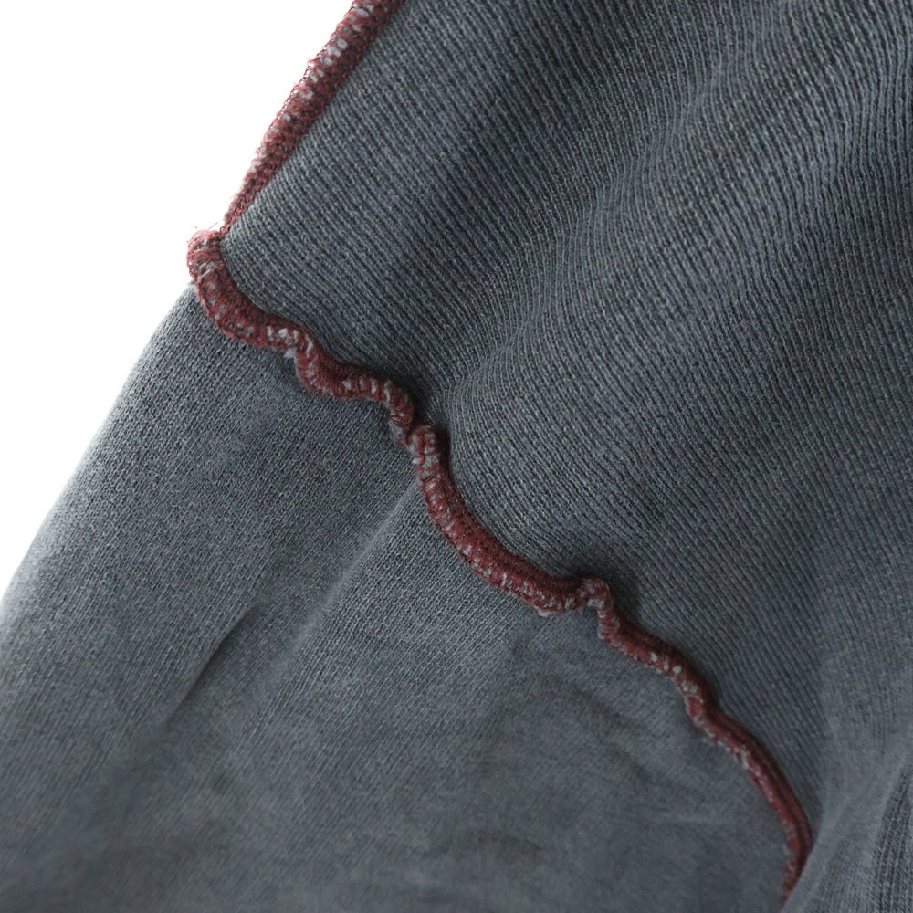 DIESEL(ディーゼル) S-MOLOCK CREWNECK SWEAT エルボーロゴクルーネック長袖スウェットトレーナー グレー A06171