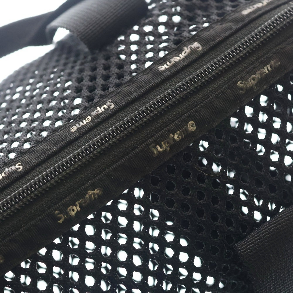 SUPREME(シュプリーム) 23SS Mesh Mini Duffle Bag メッシュ ミニ ダッフル バッグ ボックスロゴ ハンドバッグ ブラック レディース