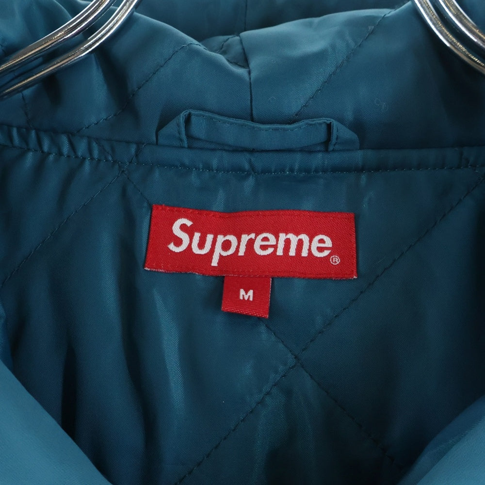SUPREME(シュプリーム) 19SS Cheetah Hooded Station Jacket ジップアップ ナイロンジャケット フーディ ブルー
