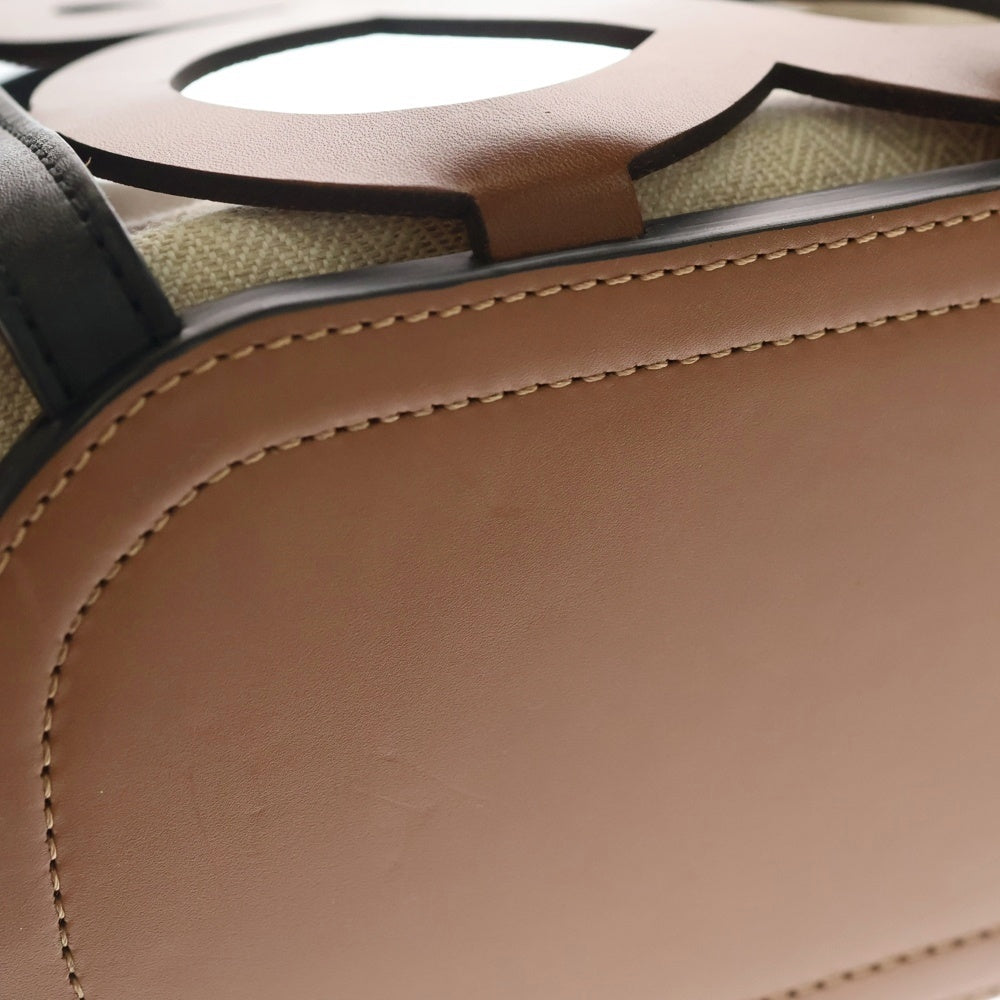 LOEWE(ロエベ) アナグラムカットアウト トートバッグ スモール ブラウン A717Q04X01 レディース
