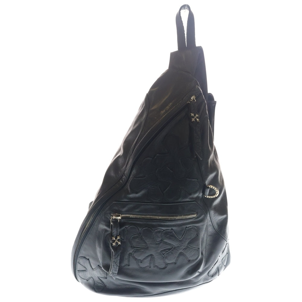 Soffer Ari(ソファアリ) BACK PACK BAG パッチデザイン レザー バックパック バッグ ブラック