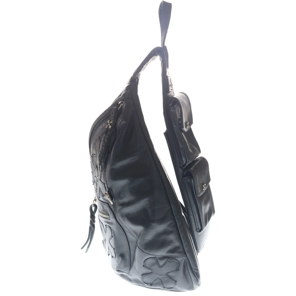 Soffer Ari(ソファアリ) BACK PACK BAG パッチデザイン レザー バックパック バッグ ブラック