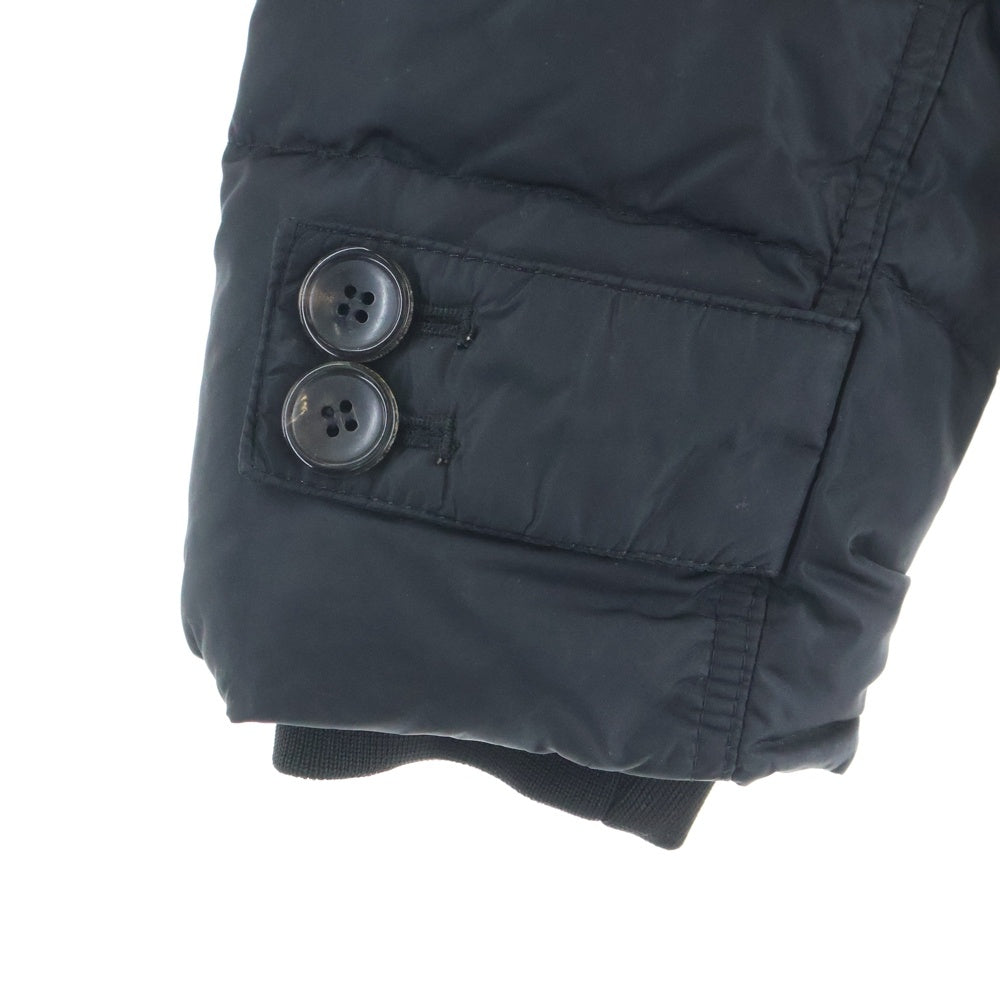 PEUTEREY(ピューテリー) 4 POKET DAWN JACKET PEU0935 4ポケット フーデッドダウンジャケット ブラック