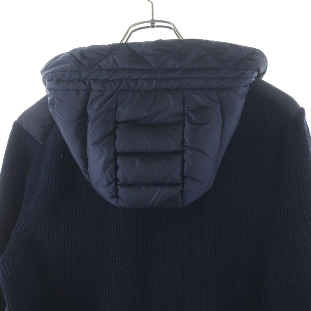 MONCLER(モンクレール) MAGLIONE TRICOT CARDIGAN D20919402800 ニット切替ダウンジャケット ネイビー