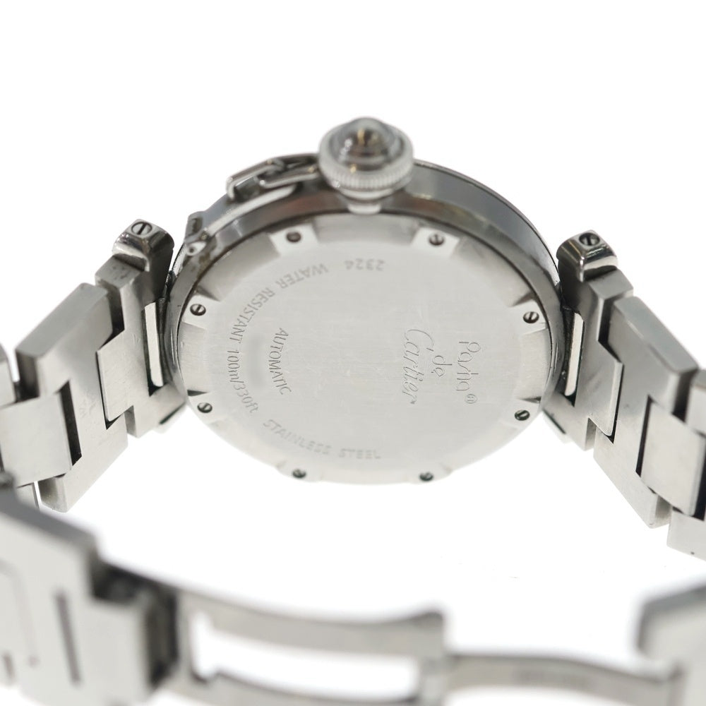 Cartier(カルティエ) パシャC デイト 自動巻き 腕時計 ピンク文字盤 シルバーW31075M7 レディース