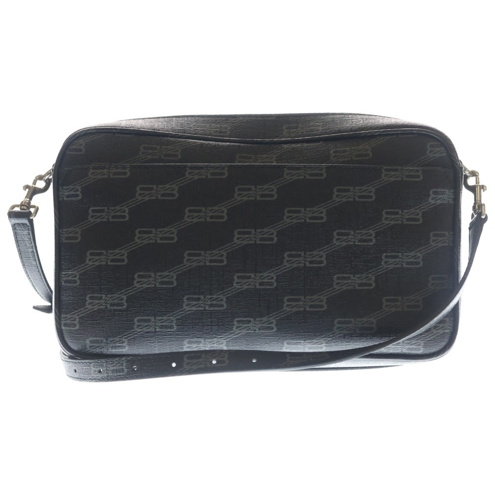 BALENCIAGA(バレンシアガ) BBモノグラムシグネチャーカメラバッグ メッセンジャーバッグ ブラック 702723