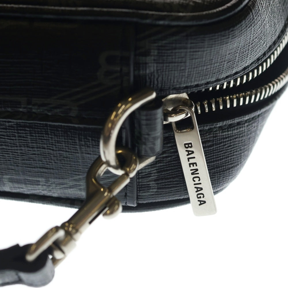 BALENCIAGA(バレンシアガ) BBモノグラムシグネチャーカメラバッグ メッセンジャーバッグ ブラック 702723