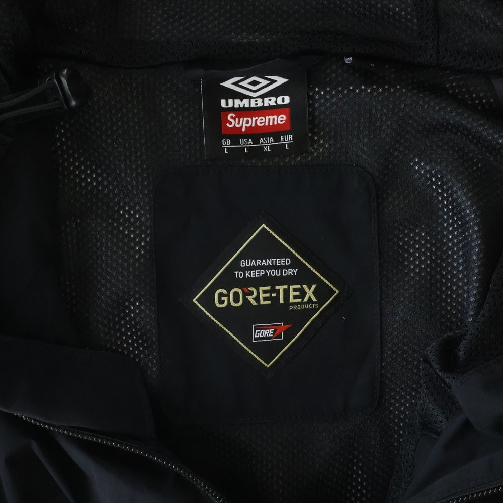 SUPREME(シュプリーム) 25SS ×UMBRO GORE-TEX Hooded Jacket アンブロ ゴアテックス フーデッドジャケット ブルゾン ブラック