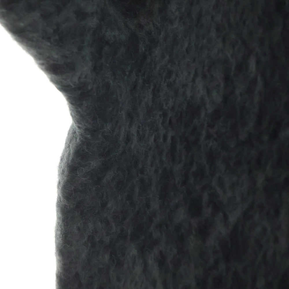 NEIGHBORHOOD(ネイバーフッド) 2AW MOHAIR CARDIGAN 222FUNH-KNM02 レオパード総柄 アクリル混 モヘア長袖ニットカーディガン グレー