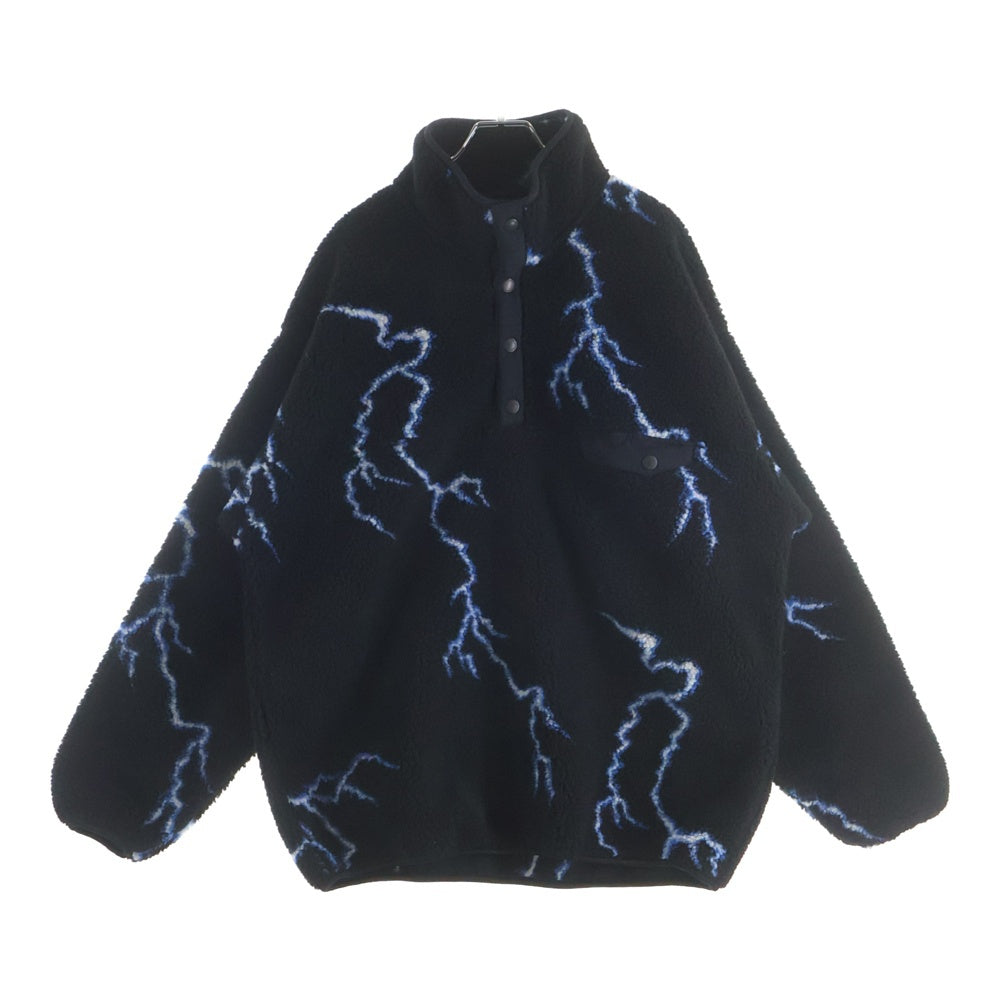 CHALLENGER(チャレンジャー) 25AW THUNDERBOLT BOA JACKET CLG-JK 025-013 サンダーボルト ジップアップ ボアジャケット ブラック