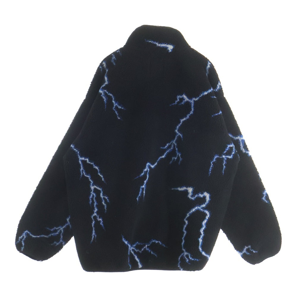 CHALLENGER(チャレンジャー) 25AW THUNDERBOLT BOA JACKET CLG-JK 025-013 サンダーボルト ジップアップ ボアジャケット ブラック
