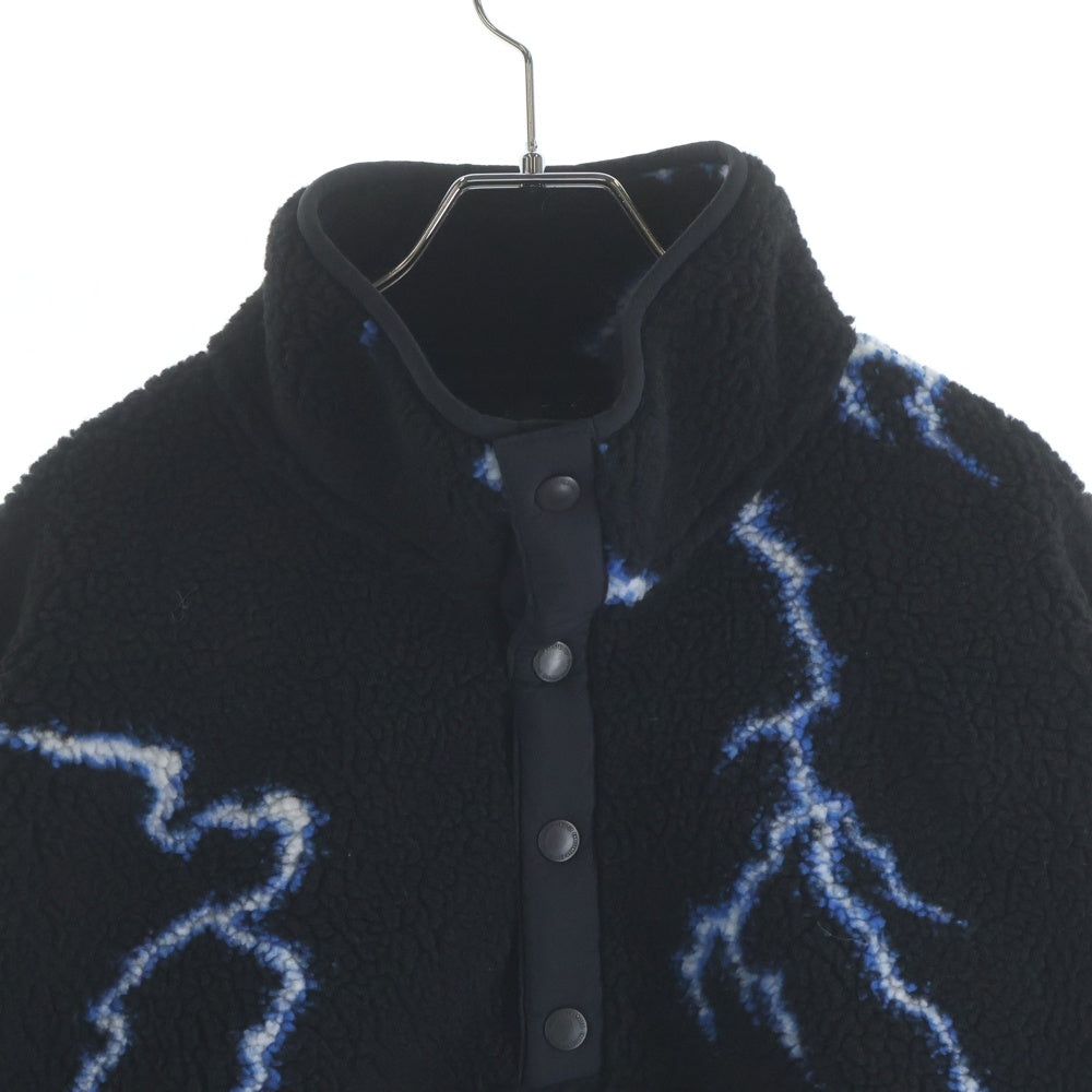 CHALLENGER(チャレンジャー) 25AW THUNDERBOLT BOA JACKET CLG-JK 025-013 サンダーボルト ジップアップ ボアジャケット ブラック