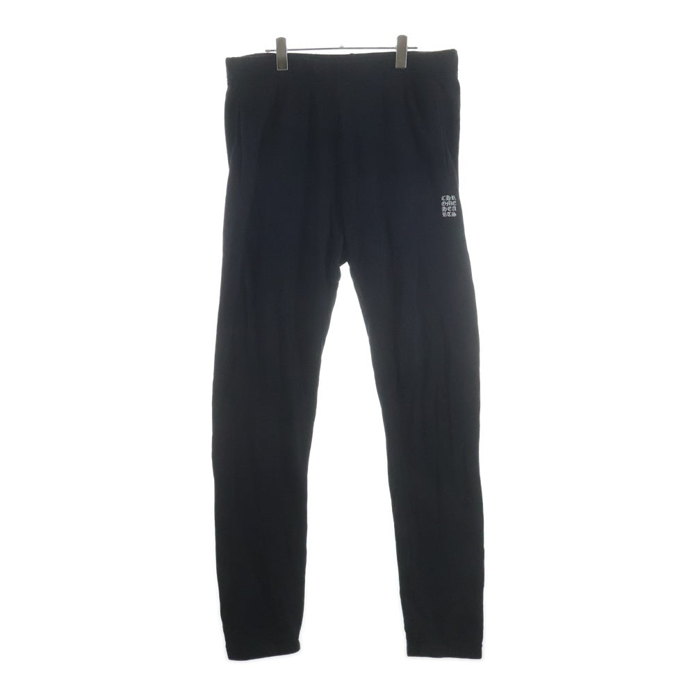 CHROME HEARTS(クロムハーツ) Y NOT Sweat Pants ワイノット ロゴ刺繍スウェットパンツ ブラック