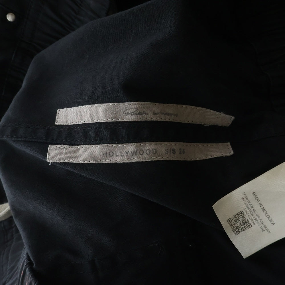 Rick Owens(リックオウエンス) 25SS BAUHAUS CARGO バウハウス カーゴパンツ ブラック RU01E5377-TE