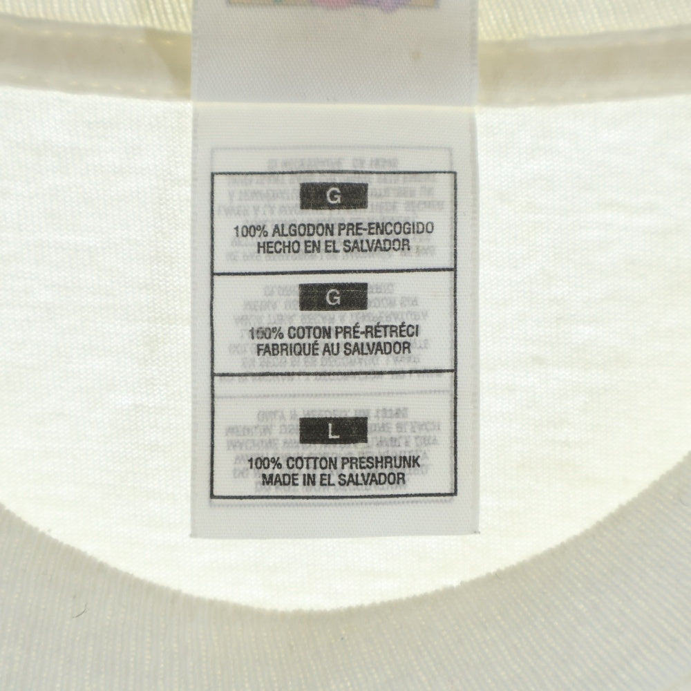 VINTAGE(ヴィンテージ) 90S 2PAC 1971-1996 FRUIT OF THE ROOMタグ 追悼 両面プリントクルーネック半袖Tシャツカットソー ラップT ホワイト
