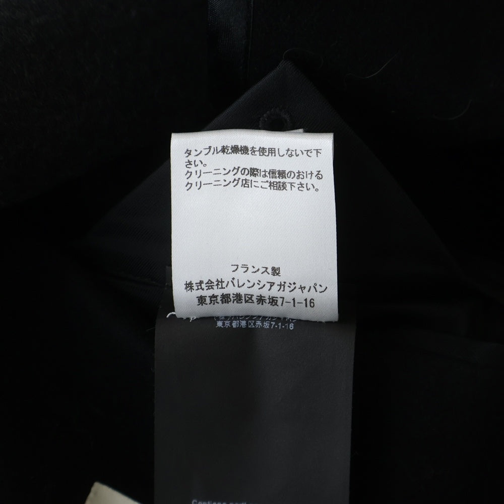 BALENCIAGA(バレンシアガ) Wool Chester Coat 390400 T0F10 カシミヤ混 ウールチェスターロングコート