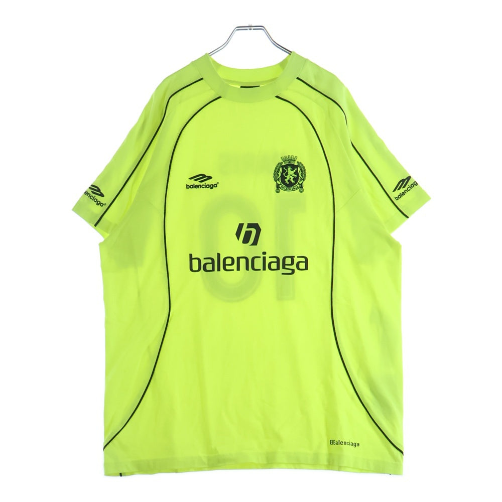 BALENCIAGA(バレンシアガ) 24SS PARIS SOCCER サッカーシリーズ テクニカルジャージー半袖Tシャツ 777705 TPVR5 イエロー
