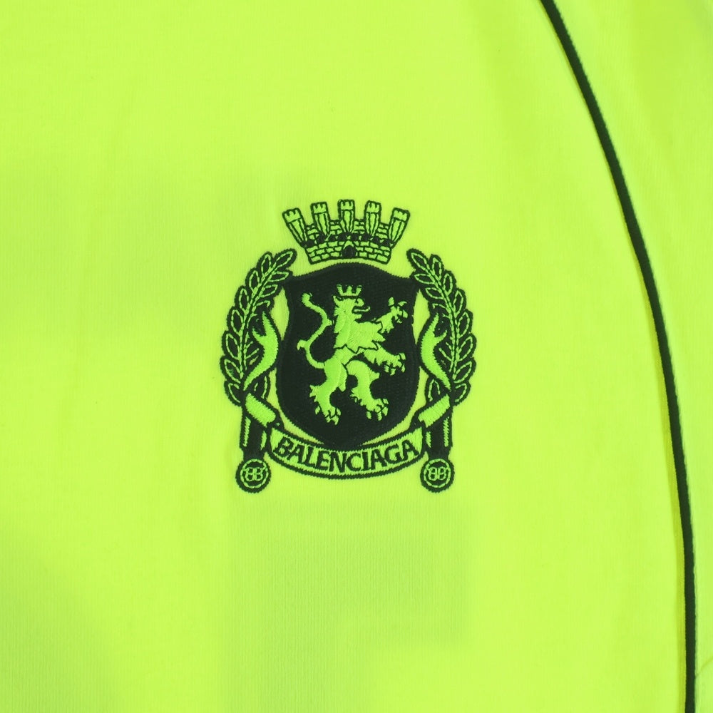 BALENCIAGA(バレンシアガ) 24SS PARIS SOCCER サッカーシリーズ テクニカルジャージー半袖Tシャツ 777705 TPVR5 イエロー