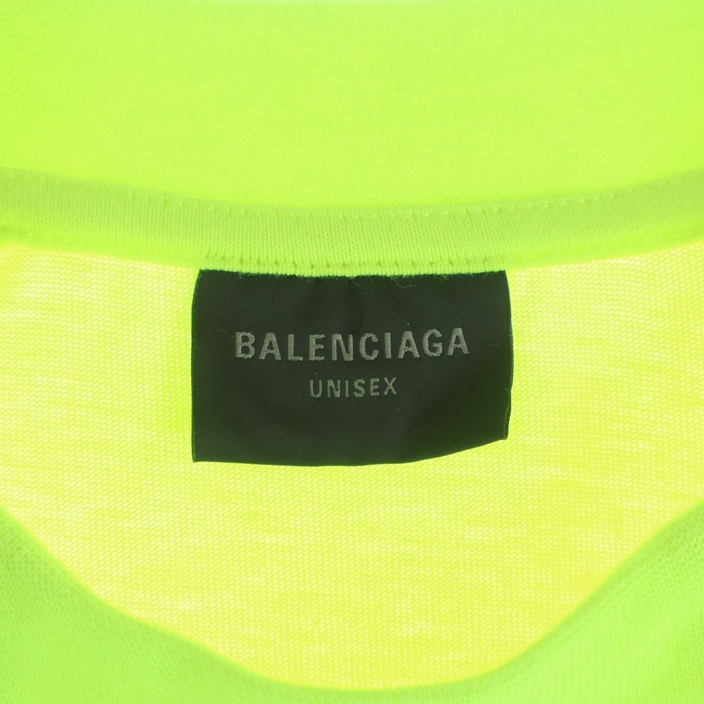 BALENCIAGA(バレンシアガ) 24SS PARIS SOCCER サッカーシリーズ テクニカルジャージー半袖Tシャツ 777705 TPVR5 イエロー