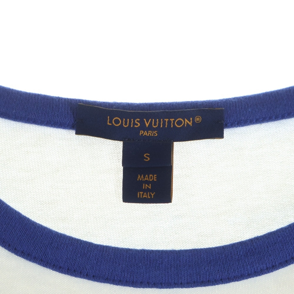 LOUIS VUITTON(ルイヴィトン) 23SS フロントロゴ刺繍 ノースリーブ バスケットボールシャツ ロングワンピース ホワイト レディース RW232W OB0 FPTB07