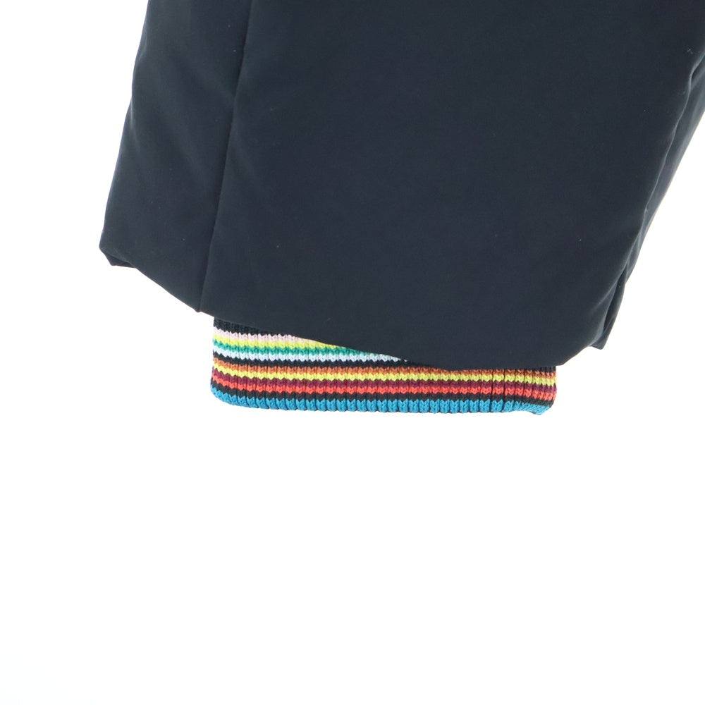 Paul Smith(ポールスミス) 26AW Cropped Logoクロップドロゴ ダブレジップダウンジャケット ブラック 649Z
